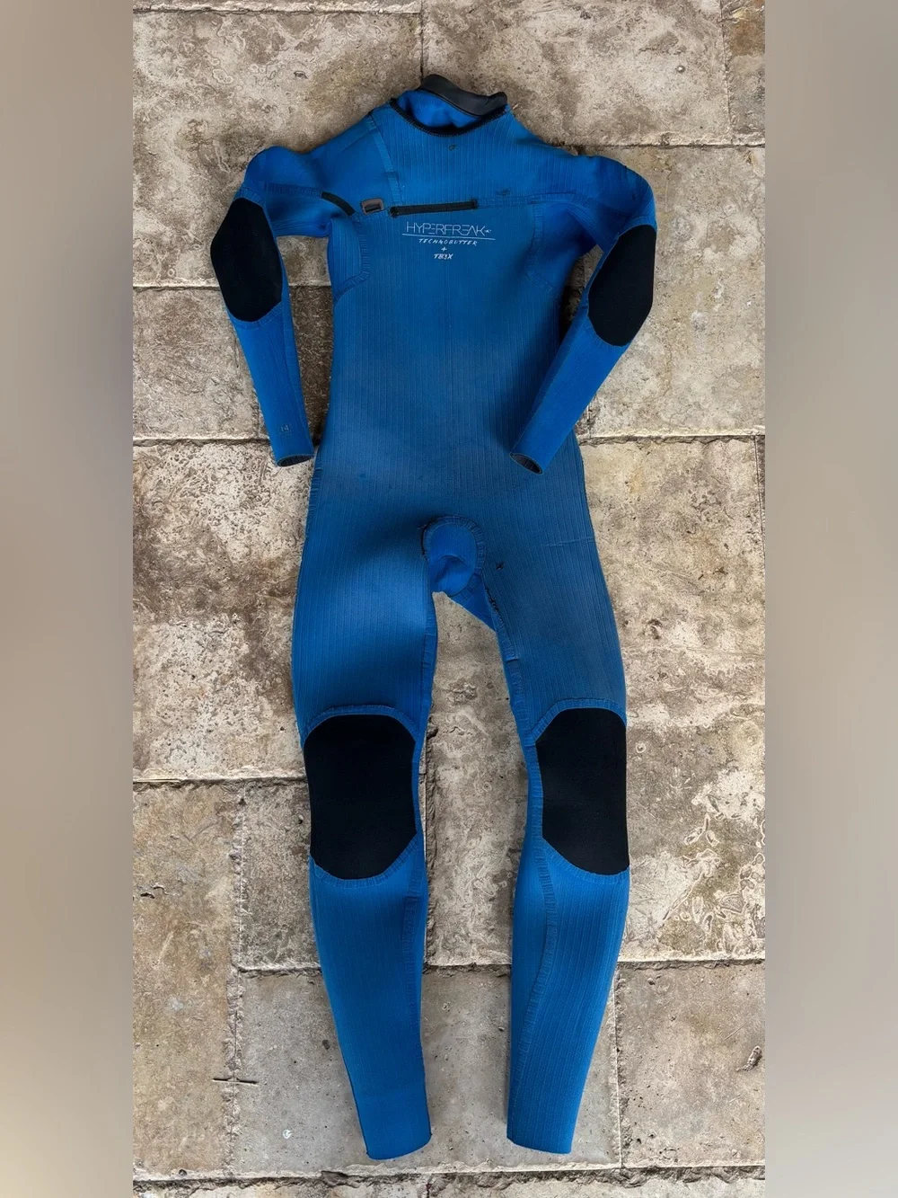 14 youth kids O'Neill Hyperfreak TB3 4/3 Chest Zip Wetsuit wet suit ab1906 Euc